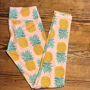 Pineapple Print Leggings